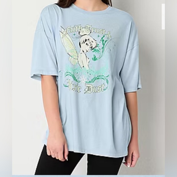 Disney Tinkerbell Graphic Tee Shirt Size XL New With Tags - Picture 1 of 4
